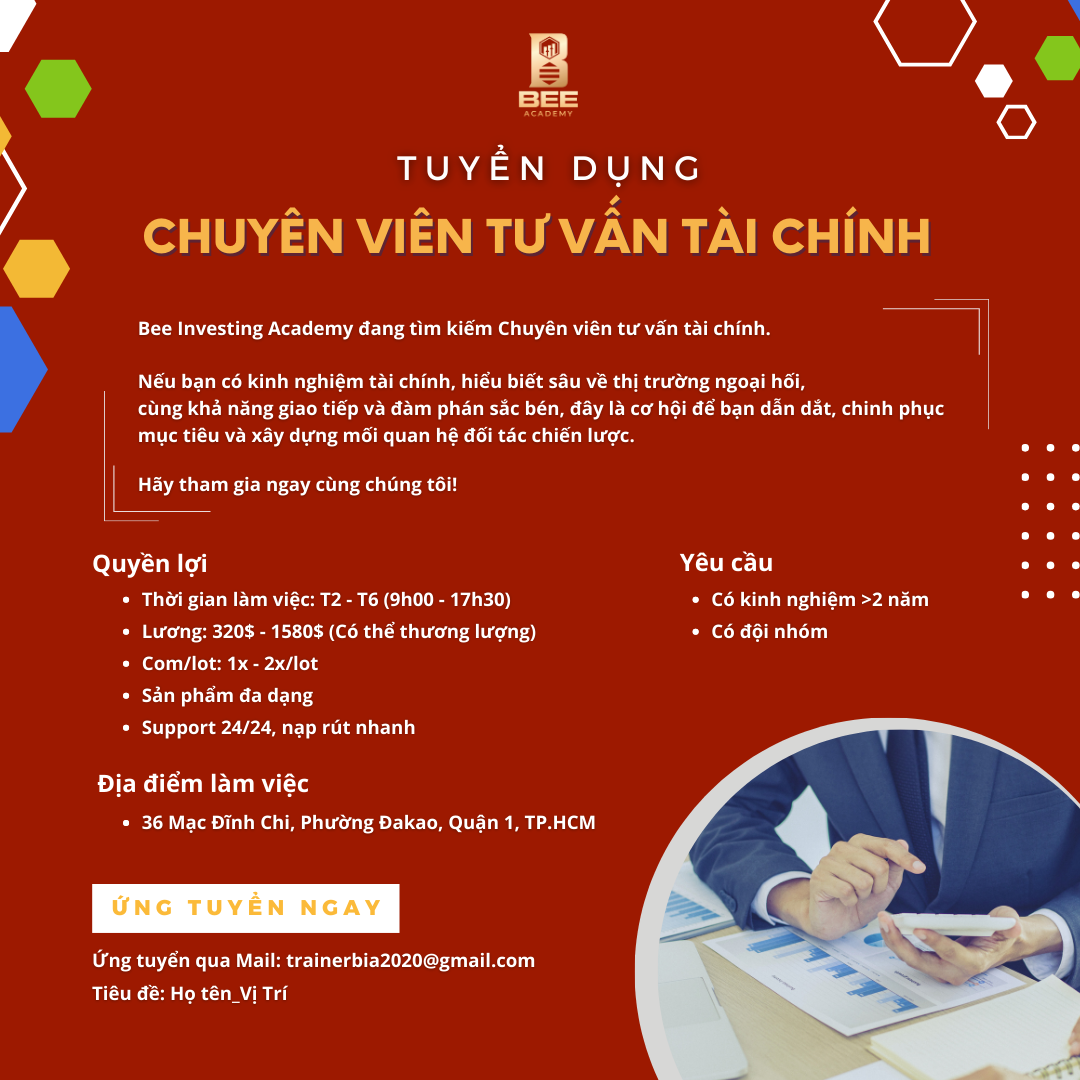 Tuyển dụng Chuyên viên tư vấn tài chính